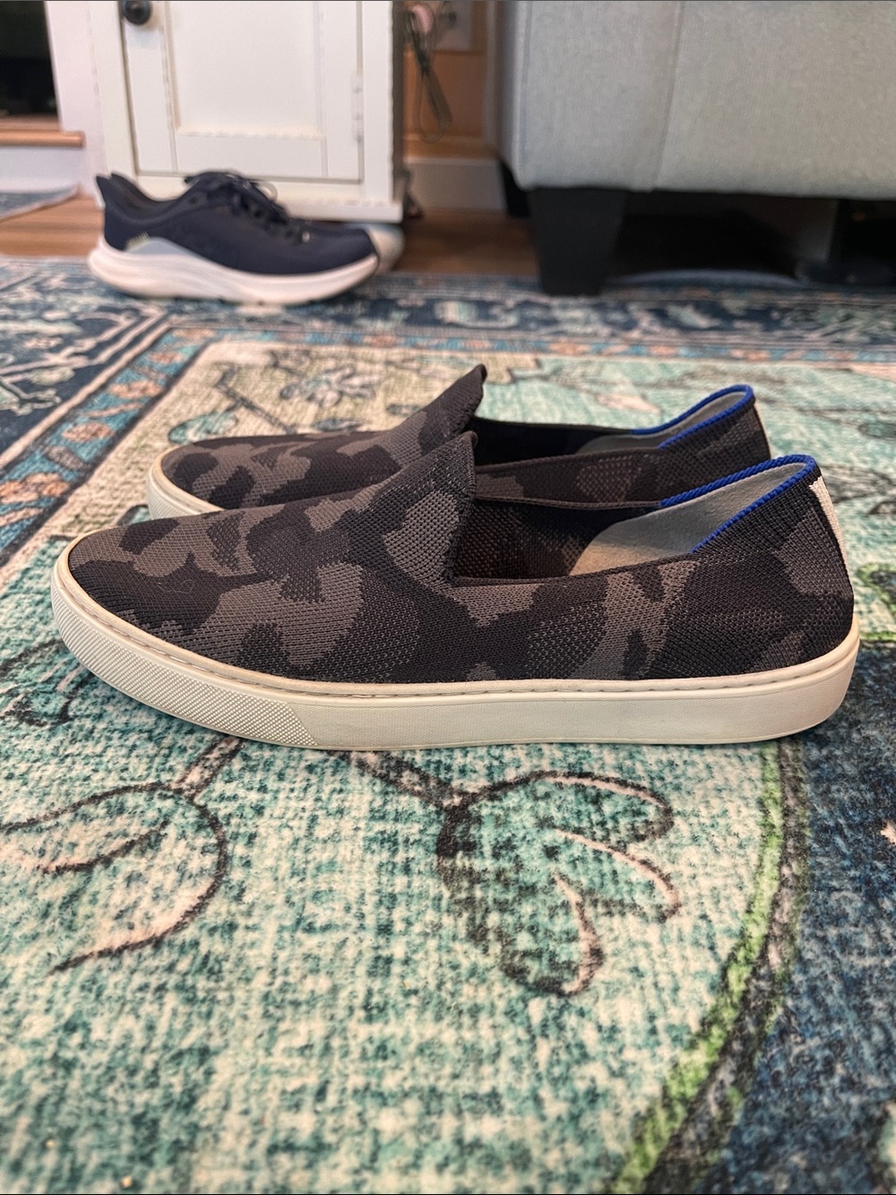Women’s Rothy’s Slip-On in Black Camo
